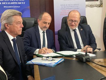 Visite de Rémy Rioux et d’Alain Joyandet en Mauritanie – entre capitalisation et perspectives