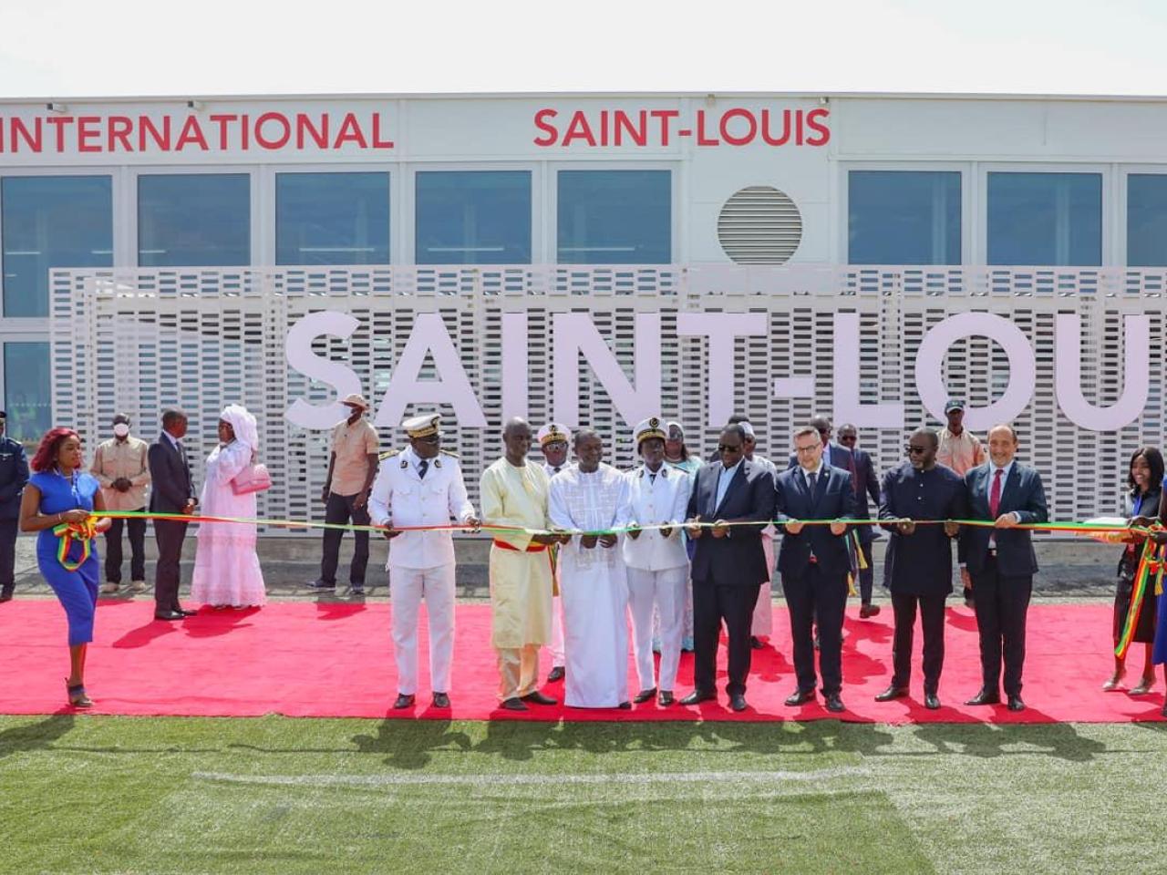 Sénégal : le président Macky Sall a inauguré l’aéroport de Saint-Louis réhabilité à 23 milliards de FCFA