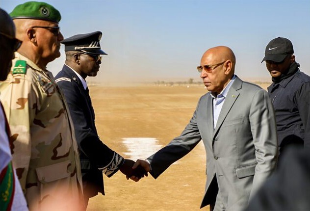 Arrivée du Président de la République à M’bout