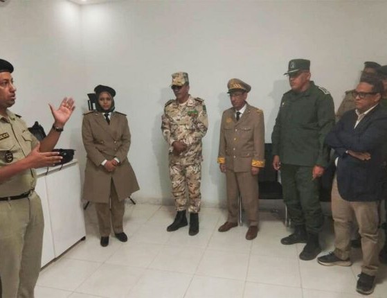 Le Directeur de la Sureté et le chef d’Etat-major de la gendarmerie inspectent les services sécuritaires au niveau du bac de Rosso