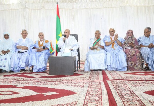 Aoujeft: le président Ghazouani promet de relancer la filière oasienne pour réduire les importations de dattes