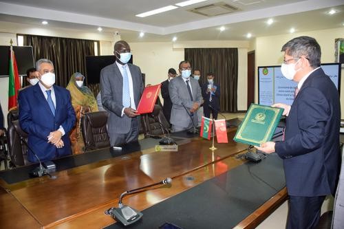 Signature d’un accord entre la Mauritanie et la Chine relatif à l’annulation d’une partie de la dette