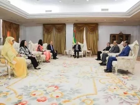 Entretiens entre le Président Ghazouani et une délégation du FMI