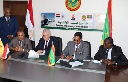 L’égyptien Arab Contractors signe un accord pour la construction de deux lignes de tramway à Nouakchott 