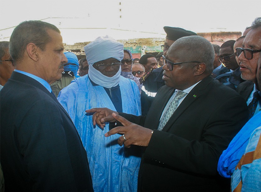 Le ministre du Commerce appelle à l’examen de l’état des marchés des moughataas de Sebkha et d’El Mina