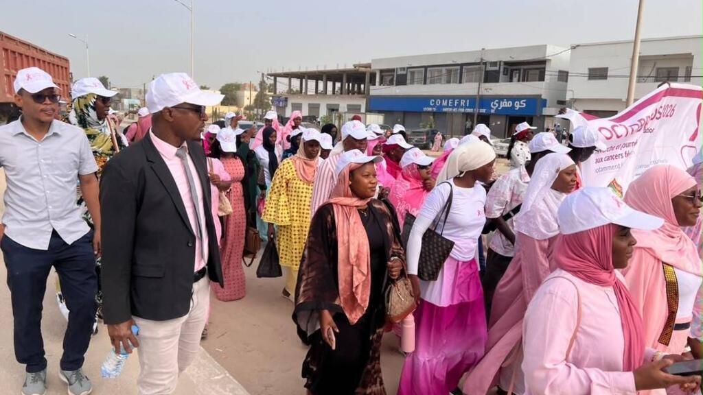 Mauritanie: des ONG marchent dans les rues de Nouakchott pour sensibiliser et dépister les cancers féminins