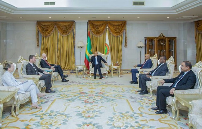 Le président de la République reçoit l’envoyé personnel du secrétaire général de l’ONU pour le Sahara occidental